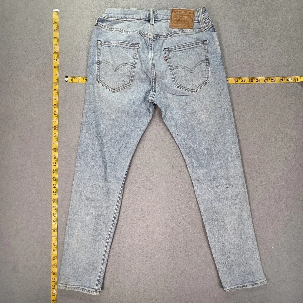 Levis 512 Jeans‎ Mens Selvedge Blue Light Wash Slim Tapered Fits 26x27